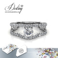 Destiny Jewellery Crystal From Swarovski Clover Ring